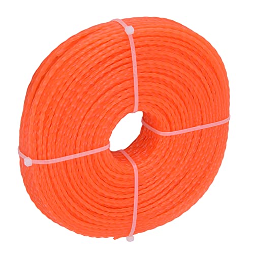 Jeffergarden Cordón de Corte, Material de Nailon, Hilo de Corte Trenzado de 2,7 Mm, 100 M para Cortadoras de Césped y Mantenimiento de Jardines