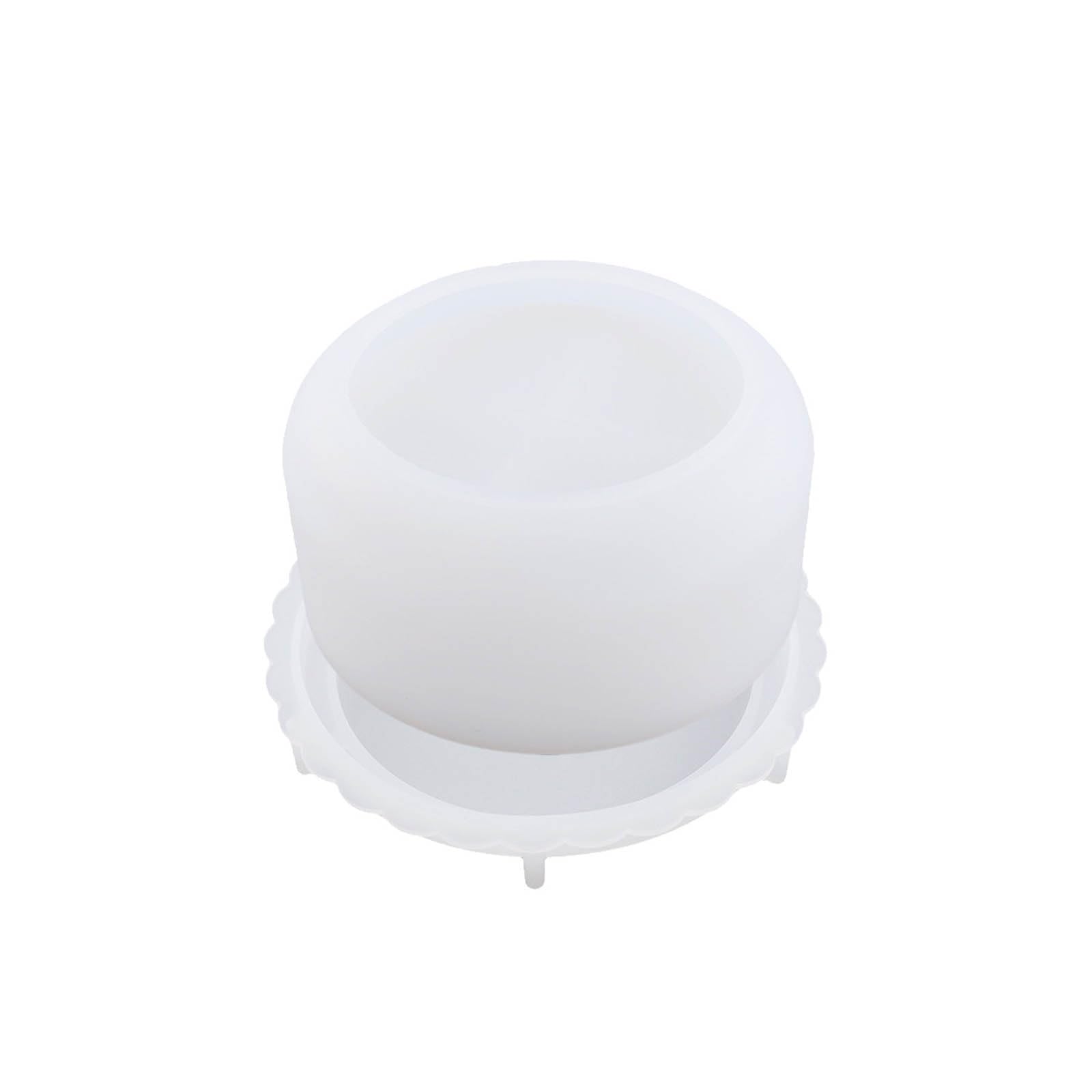 Yhplxyuus Resin Cup Mold Silicone Molds for Resin, Plaster, Candy Box Cements Concrete, Epoxy Molds Home Table Decorations Cup