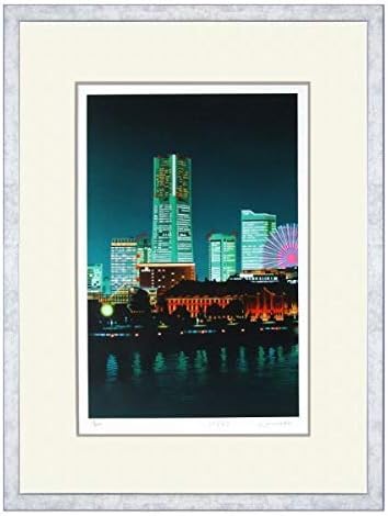 Amazon 矢道瞬ｃｉｔｙ7ジクレー 絵画 限定0部 額付 作者サイン入り 在庫限り 風景画 街並み 都会 夜景 シティーktds24 おもちゃ おもちゃ