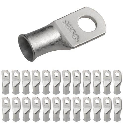 Image of SELTERM 25pcs 1 AWG 5 /16 inch Stud Marine Grade Tinned Copper Battery Lugs