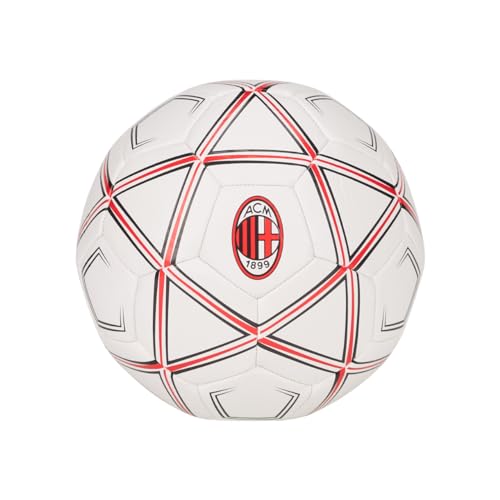 AC Milan - Balón de fútbol Oficial para niños y Adultos, Talla 5