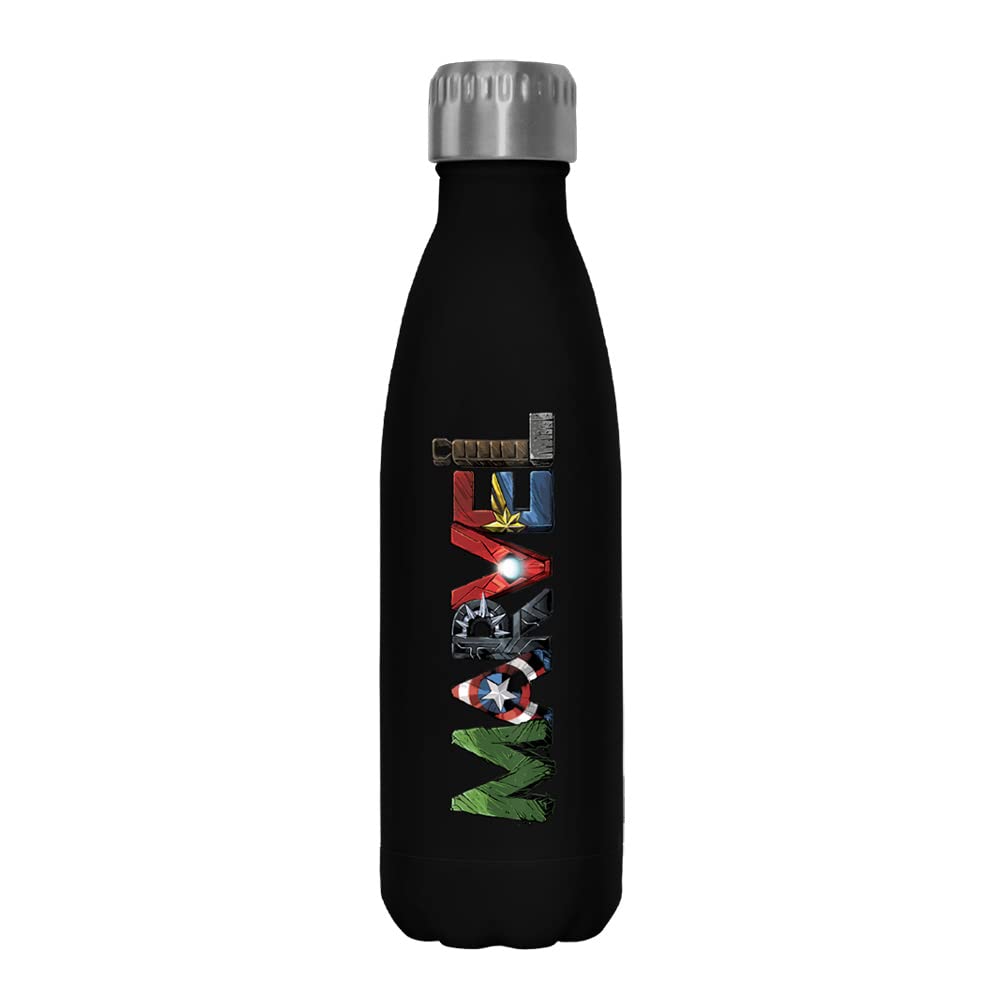 Avengers Alluminio Bevande Bottiglia 500ml Argento Avengers Alluminio Bevande Bottiglia 500ml Argento
