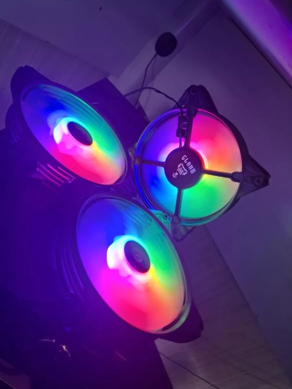 Kit Gabinete Grood Gamer Aquário + 6 Fans Cooler Eurus Rgb