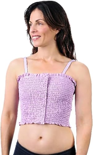 LIVING WELL STORES Expand-a-Band Breast Binder With Dri Release, Lined (Black Solid, Medium 34"-36")