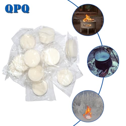 Solid Fuel Tablets Fire Starter, 20 Pcs, for Campfire BBQ Grill Stove - Image 4