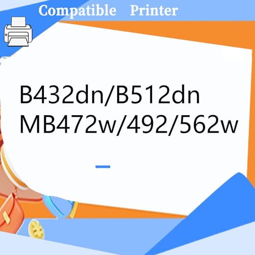 Toner B432 compatible OKI B512dn MB472w 492 562w remplacement 45807110