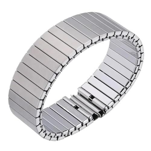 Sangle d'expansion métal pour montre intelligente élastique et extensible en inox 16mm 20mm