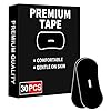 Black Premium Tape 30 Pack, Easy to Use, Pain Free Removal, Gentle On Skin L1