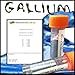 GALLIUM 99.99% pure - 50g - liquid metal bullion in clear bottle
