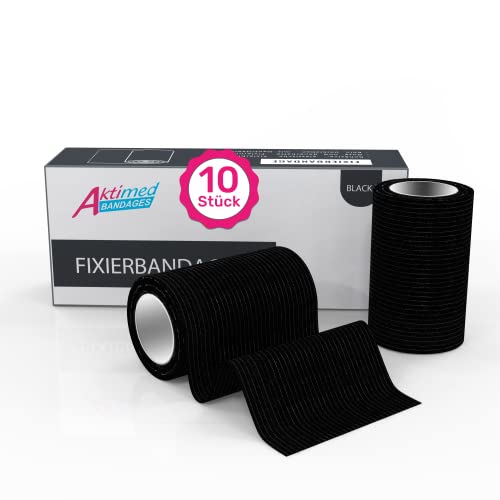 AKTIMED Selbstklebender Verband (10er-Pack) Verband Selbstklebend – Hochwertige Haftbandage Selbstklebend – Fixierbinde Selbsthaftend für Sportverletzungen & Erste Hilfe* Selbsthaftende Bandage
