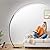 Dimmable LED Floor Lamp with 3 Color Temperatures, Ultra Bright 2000LM Arc Floor Lamps for Living Room, Modern Standing Tall Lamp with Remote Control Reading Floor Lamp for Bedroom Office Classroom