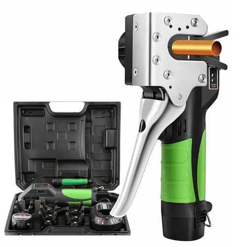 Kit de abocardador eléctrico, Kit de abocardador de Frenos, Kit de expansión Manual/automático para Tubos de Cobre, Aluminio y Cobre Amarillo. (5Collets)