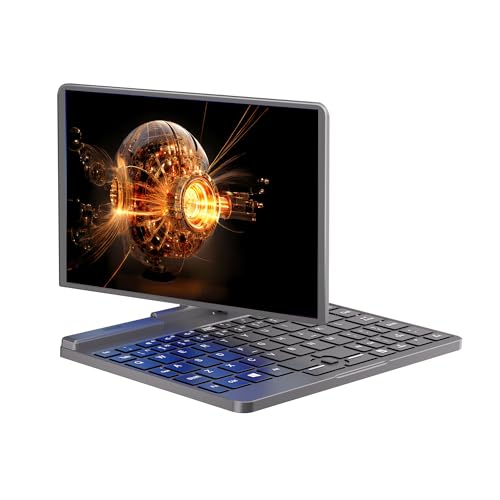 Mini Laptop PC All Metal 8-Inch Touchscreen Gaming Notebook Computer Intel 12th Gen CPU Alder Lake-N N100 Windows 11 12G RAM/1TB SSD with Webcam