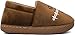 INMINPIN Kids Toddler Ball Sports Slippers Girls Boys Cozy Warm House Shoes Memory Foam Non-Slip Indoor Outdoor Slippers for Sports Fan (Toddler/Little Kid/Big Kid),Football Brown，6-7 Big Kid