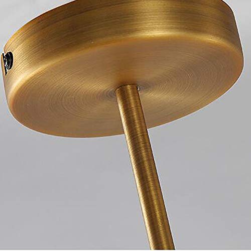 Suspension pendante en or éclairage ajustable pour table à manger - 4