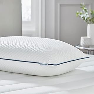 Silentnight Breathable Luxury Memory Foam Pillow  Firm Support Shredded Memory Foam with Added Breathability Ideal for Back and Side Sleepers - Ergonomic Responsive Foam Helping Ease Aches and Pain