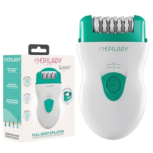 Epilady Speed Corded Epilator for Women – Dual-Speed 40-Disc Root