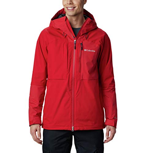 Columbia Men's Banked Run Jacket, Mountain Red, Medium