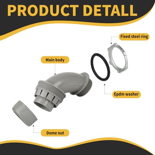 Conector hermético de 2 pulgadas NPT a 90 grados para proteger cables de la humedad 4