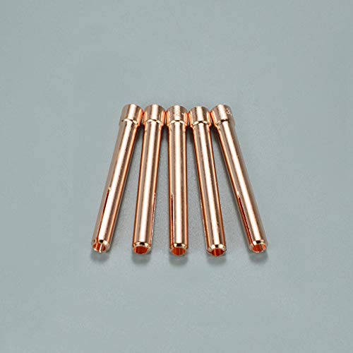 Image of RIVERWELD TIG Welding Collet 10N25 1 /8 inch & 3.2mm Orifice 10pcs | for QQ300 PTA DB SR WP 17 18 26 TIG Welding Torch