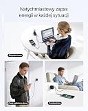 Baseus Enerfill Ładowarka USB C 70W, 3-portowa ładowarka GaN6 z szybkim ładowaniem, kompaktowa ładowarka do MacBook Air, iPhone 17/16/15 Pro Max, iPad Pro, Galaxy S25/S24, Pixel, laptopa i innych