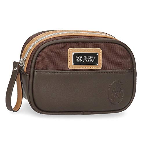 El Potro Chic, Neceser Beige Mujeres, Marrón,...