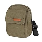 Small Camera Bag Case Lightweight Waterproof Canvas Camera Sling Bag Compatible for Dslr Slr Canon Mirrorless Camera Crossbody Messenger Bag for photographers Compact Purse for Women and Men by TULLIO
