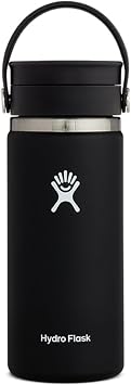 Hydro Flask Wide Flex Sip Lid Wide Mouth Flex Ship Lid 16oz Black