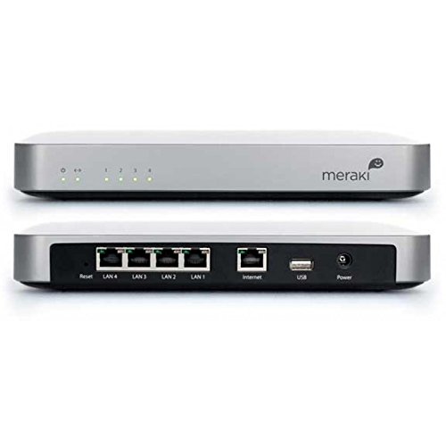 Cisco Meraki Mx60 Small Branch Security Appliance (100Mbps Fw Throughput 5Xgbe Ports, Dashboard And Cloud Controller License Required) #TOP2