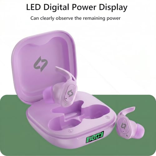 Image of Wireless Earbuds Bluetooth Earbuds Wireless Charging Case Waterproof Headphones Built in Microphone Stereo Bass 64H Playback LED Power Display for iPhone Android Phones Computer Sports Gaming Workout