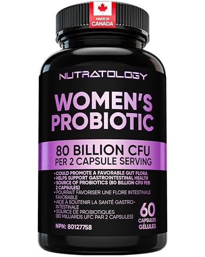 Nutratology Probiotics for Women | Canadian-Made | 40 Billion CFU...