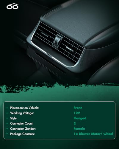 Image of SCITOO AC Heater Blower Motor w /Fan HVAC Resistors blower motor Fit for Acura for ILX 2013-2015 /for Acura RDX 2013-2014 /for Honda Civic 2012-2013 Front