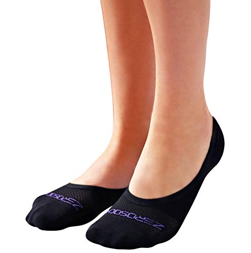 ZeroSock Bamboo Viscose Super Low Invisible Socks With Mesh Ventilation with Anti-Slip Gel Heel Grip (4 Pairs Per Box)2