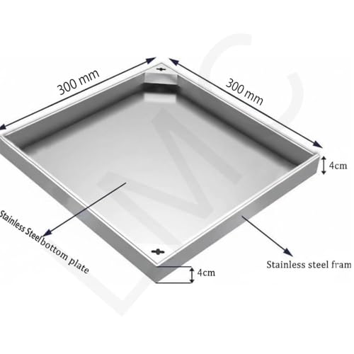 Image of LMC Stainless Steel Manhole Cover Stone Recessed (Heavy Duty) 12-Inches(300x300mm)