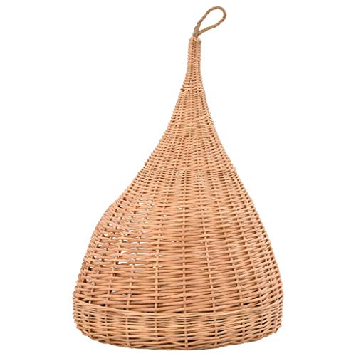 Panier pour chat en saule tressé main tipi d'exception