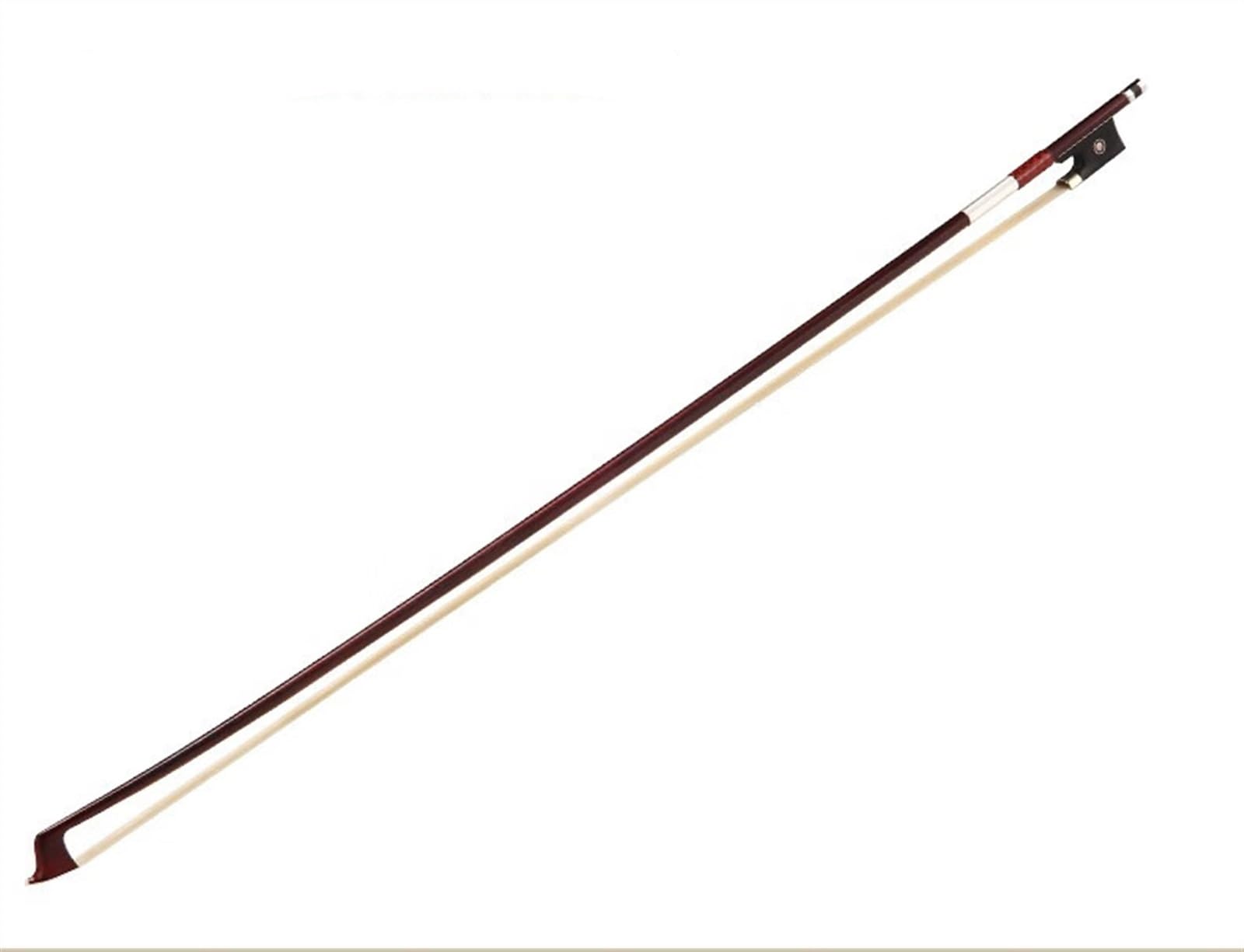 Violín Partes De Repuest Arco De Violín De Madera Brasileña Auténtica No Se Deforma Fácilmente 4/4 3/4 1/2 1/4 1/8 1/10 1/16(1/4)