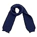 Dolores Kids Soft Knitted Scarf Fashion Solid Color Infant Toddler Warm Scarves Muffler Winter Wrap Shawl Navy