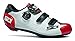 Sidi Alba 2 Scape Fahrradschuhe für Herren, Weiß Schwarz Rot, 43 EU