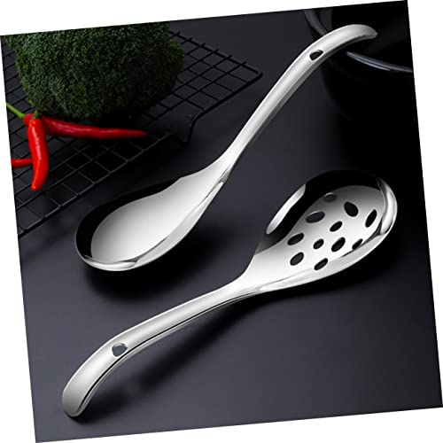 SHOWERORO Colher De Arroz De Aço Inoxidável Coador De Aço Inoxidável Coador De Malha Fina Coador De