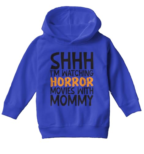 I'm Watching Horror Movies With Mommy - Toddler/Youth Fleece Hoodie