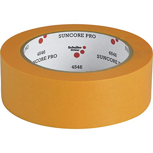Image of Schuller 45466 Adhesive Masking Tape UV Sun Core PRO 30 mm x 50 m Yellow