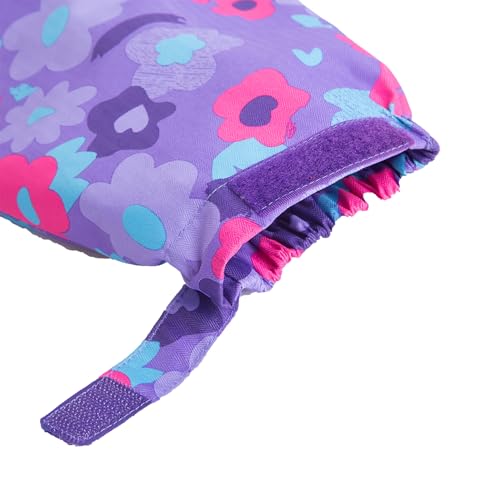 Image of MGEOY Boys Girls Rain Jacket Lightweight Waterproof Hooded Fleece Lined Raincoat Windbreakers for Kids