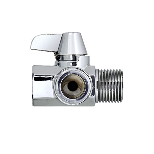 Modona Shower Arm Diverter Valve, Made Of Solid Brass With Brass Handle - Polished Chrome #TOP1