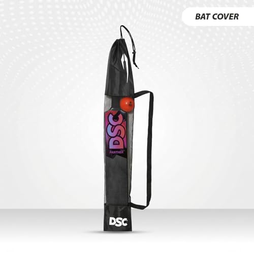 Image of DSC Plastic Cricket Bat with PVC Ball - Durable All-Weather Lightweight Outdoor & Indoor Play Bat with Ergonomic Grip and Vibrant Design