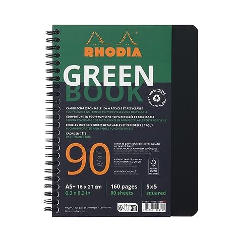 Rhodia Greenbook A5+ Recycled Notebook Cover