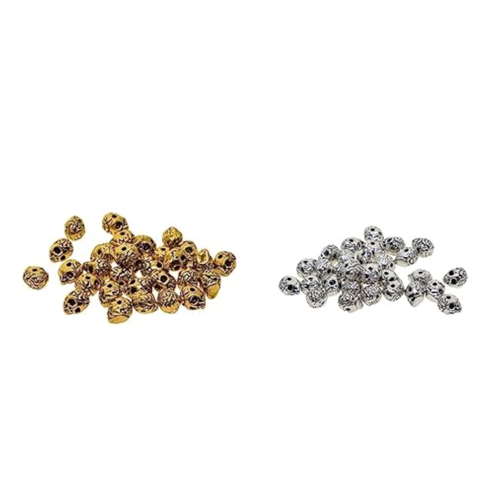 30 Alloy Charm Beads Spacers for DIY Jewellery Making