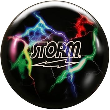 Bowlerstore Products Storm PRE-DRILLED Lightning Storm Clear Bowling Ball 14lbs