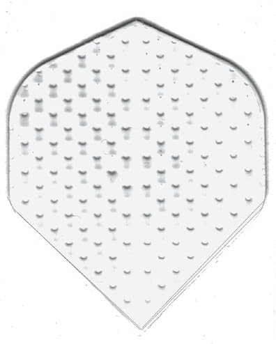 25 Sets #3061 AmeriThon White Embossed Dart Flights