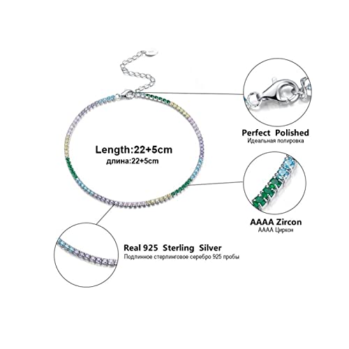 Tobillera de mujer ajustable que no aprieta pulsera de tobillo 2