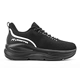 Sosenfer Damen Laufschuhe | Slip On Turnschuhe | Atmungsaktive Mesh Sportschuhe | Dämpfung Leichte Sneaker | rutschfeste Walkingschuhe Joggingschuhe-QUANHEI-40